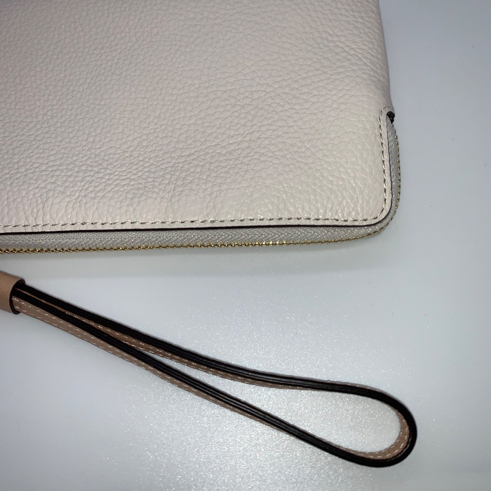 Coach Color Block Corner Zip Wristlet - Picture 3 of 7